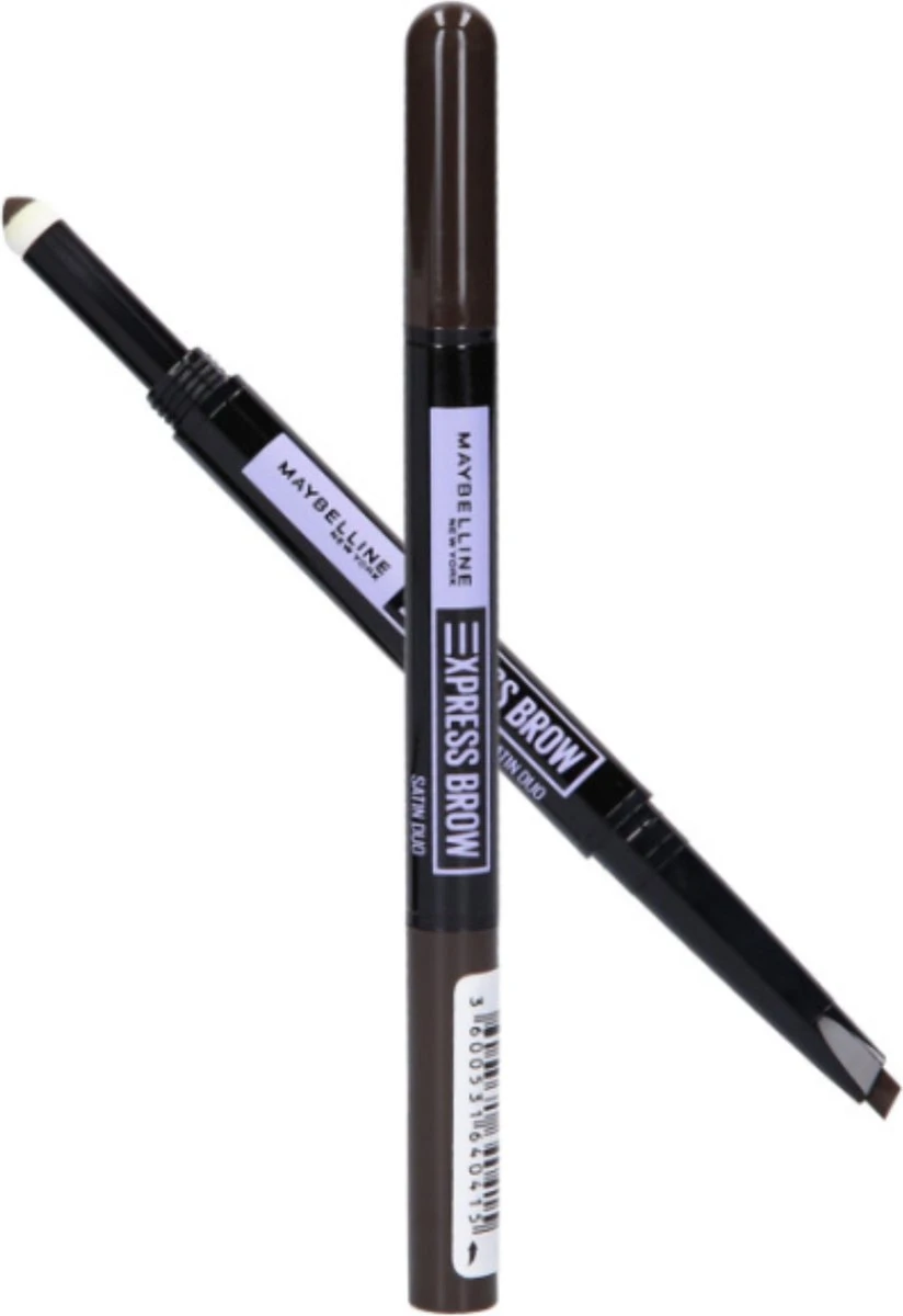 Maybelline Express Brow Duo Wenkbrauwpotlood - 05 Black Brown 3 Maybelline Express Brow Duo Wenkbrauwpotlood - 05 Black Brown