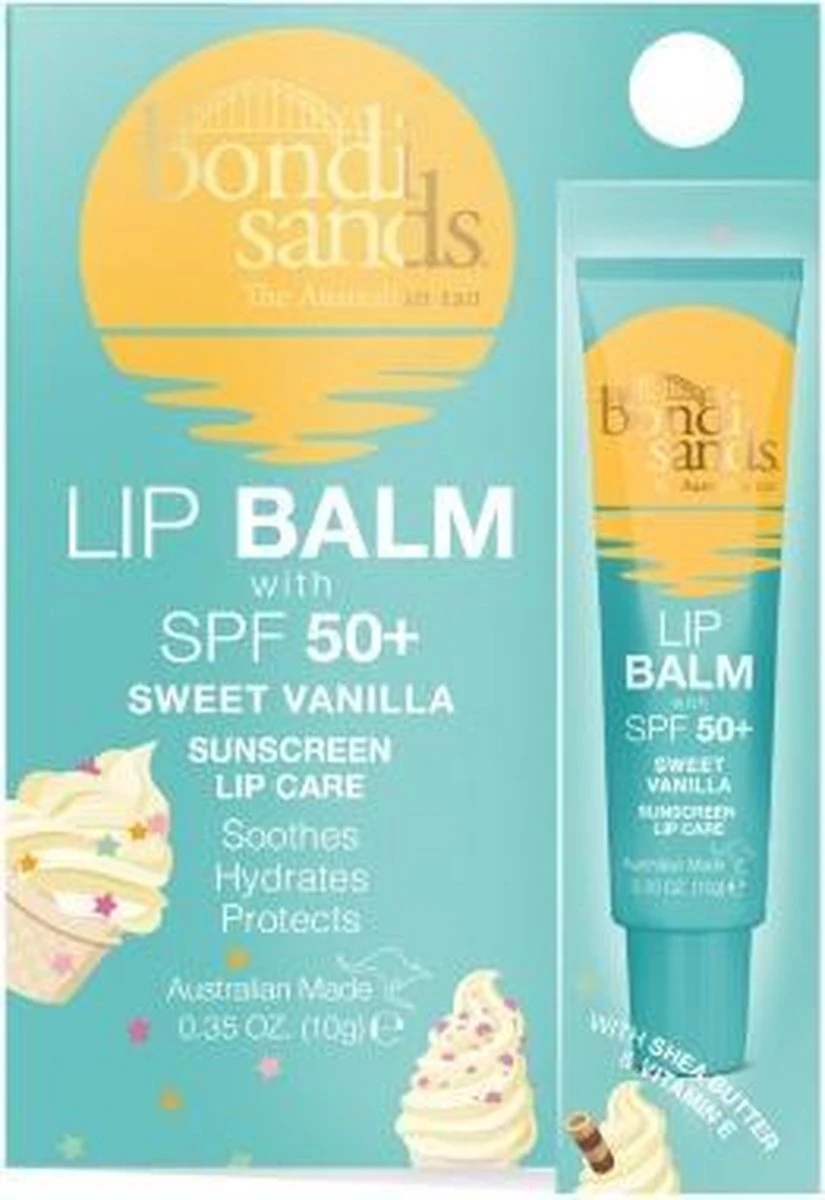Bondi Sands - SPF 50+ Sunscreen Lip Balm Sweet Vanilla 4 Bondi Sands - SPF 50+ Sunscreen Lip Balm Sweet Vanilla - Afbeelding 2