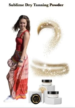 MaMo Subliem - Sublime Dry Tanning Powder - Medium - Baking Powder - Finishing Powder - Met Optie Shimmer - Tanning - Poeder - Spraytan - Glow - Grapes - Visagisten - Finishing Powder - Selftanning Powder - Na Zonnebrand Creme - Foundation - Make-up -Cosmetica Korting Winkel 839x1200