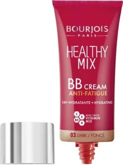 Bourjois Healthy Mix BB Cream Anti Fatigue - 03 Dark Beige -Cosmetica Korting Winkel 897x1200 1