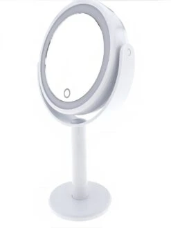 Benson Make Up Spiegel Met LED Ring - Cosmetische Spiegels Met Touch Dimmer - 2 Zijde