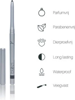 Blèzi® Automatic Eye Pencil 10 Shiny Black - Oogpotlood Zwart Waterproof - Zwart Met Shine -Cosmetica Korting Winkel 902x1200 6