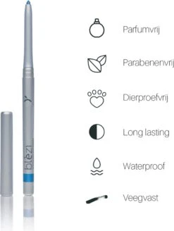 Blèzi® Automatic Eye Pencil 30 Brilliant Blue - Oogpotlood Waterproof - Blauw Felblauw -Cosmetica Korting Winkel 905x1200 5