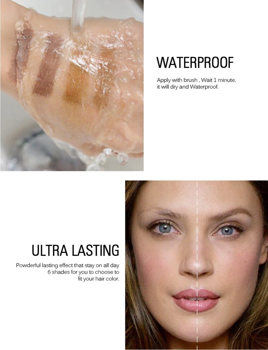 Sace Lady Tattoo Brow Peel-Off Gel - Brow Gel - Wenkbrauw Gel Mascara – Black Brown #03 – Assortiment ‘Het Gemak’ 4 Sace Lady Tattoo Brow Peel-Off Gel - Brow Gel - Wenkbrauw Gel Mascara – Black Brown #03 – Assortiment ‘Het Gemak’ - Afbeelding 2