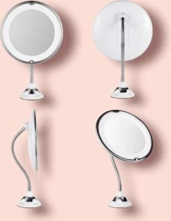 Make-Up Spiegel - 7X Vergroting - LED Licht - Make Up Spiegel Met Verlichting - Vergrootspiegel Met Zuignap - Exclusief Baterijen(Niet Ingegrepen 3AAA)3AAA -Cosmetica Korting Winkel 928x1200 2