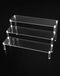 QWORK 3-laags Acryl Displaystandaard, Transparant Acryl Display Riser Plank Voor Figuren, Sieraden, Cupcake, Lippenstift, Nagellak, Kruiden, 30x21x15cm 16 QWORK 3-laags Acryl Displaystandaard, Transparant Acryl Display Riser Plank Voor Figuren, Sieraden, Cupcake, Lippenstift, Nagellak, Kruiden, 30x21x15cm -Cosmetica Korting Winkel 947x1200 12