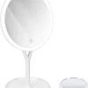 Navaris Make-up Spiegel Met Verlichting - Inclusief Kleinere Handspiegel Met 5x Vergroting - LED-verlichting Met Dim-functie - Wit -Cosmetica Korting Winkel 948x1200 5