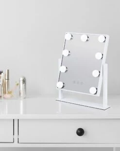 Bright Beauty Vanity Make Up Spiegel Met Verlichting - Wit - Dimbaar Met Drie Lichtstanden -Cosmetica Korting Winkel 953x1200 9