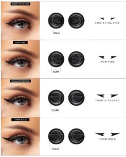 MARBL. Cosmetics - Easy Wing - Eyeliner Stempel - 8mm - Waterproof - Vlekproof - Vegan - Dierproefvrij -Cosmetica Korting Winkel 959x1200 12