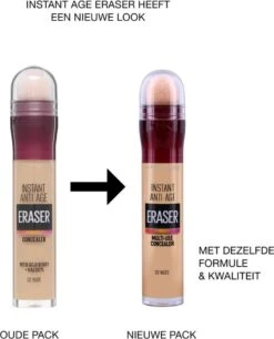 Maybelline Eraser Eye Concealer - Nude - 3 Stuks Voordeelverpakking -Cosmetica Korting Winkel 969x1200