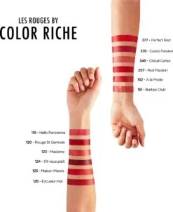 L’Oréal Paris Lippenstift Color Riche Satin - 125 Maison Marais Rood -Cosmetica Korting Winkel 983x1200 2