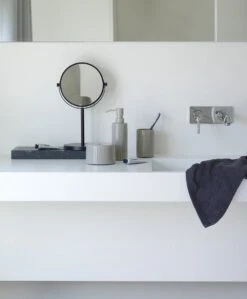 Omliox Make Up En Scheer Spiegel - Ronde Standspiegel - 10x Vergroting - Ø19cm - Mat Zwart -Cosmetica Korting Winkel 992x1200 5