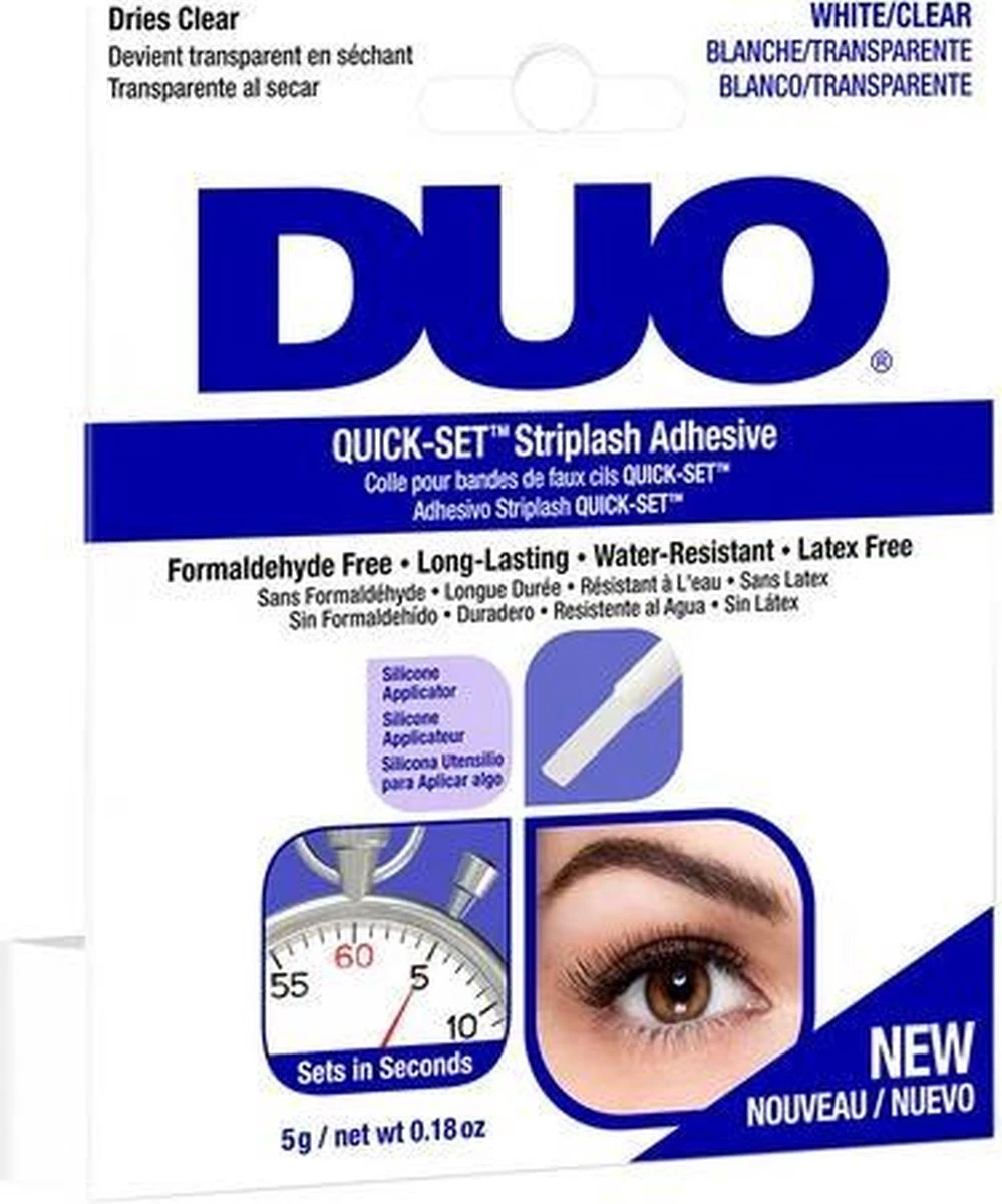 DUO - Quick-Set Lash Adhesive Brush-On Wimperlijm - Clear 7 DUO - Quick-Set Lash Adhesive Brush-On Wimperlijm - Clear - Afbeelding 5